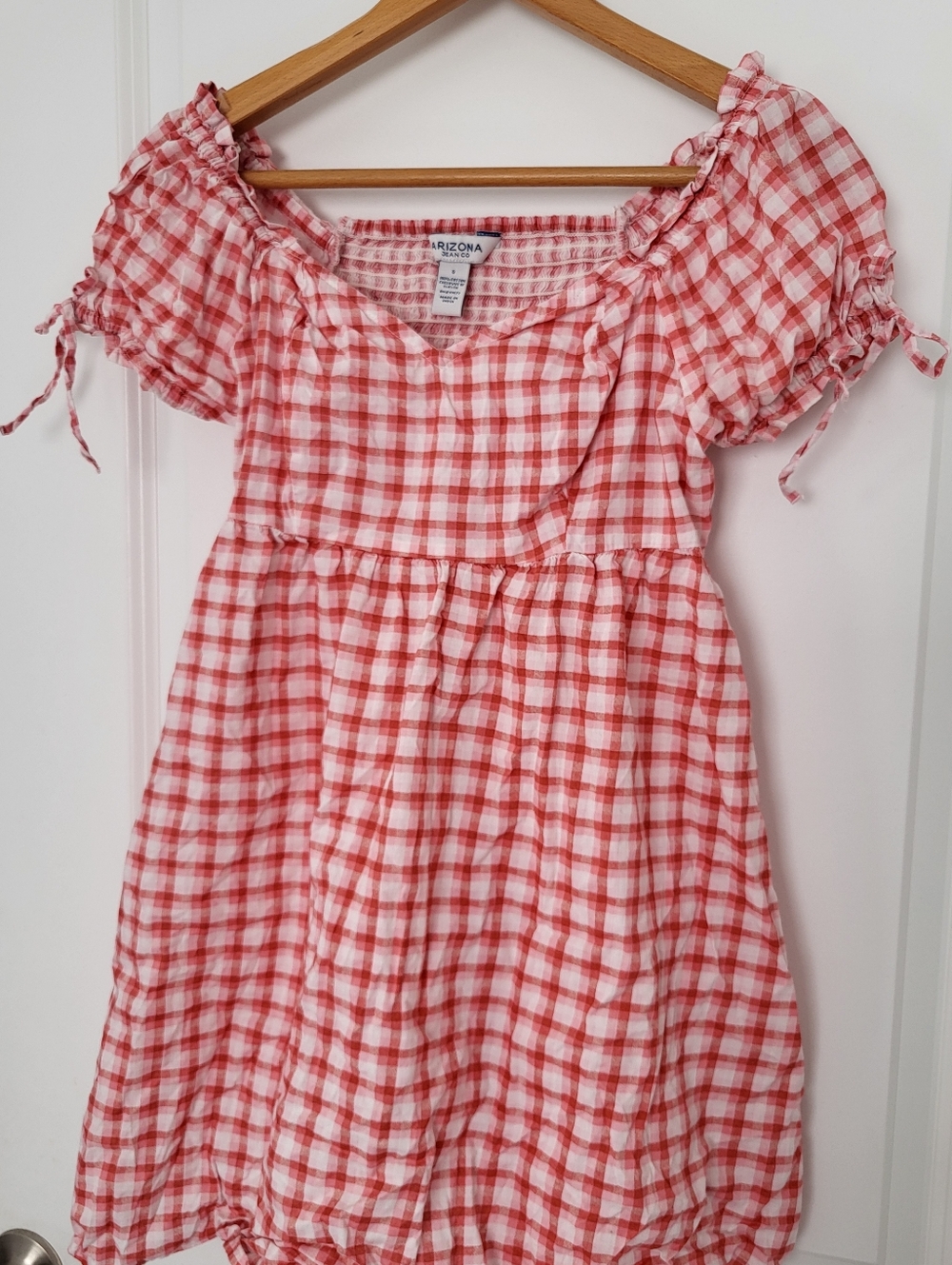 Red Gingham Dress Size S